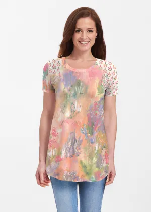 Warm Desert Vibes (17248) ~ Short Sleeve Butterknit tunic