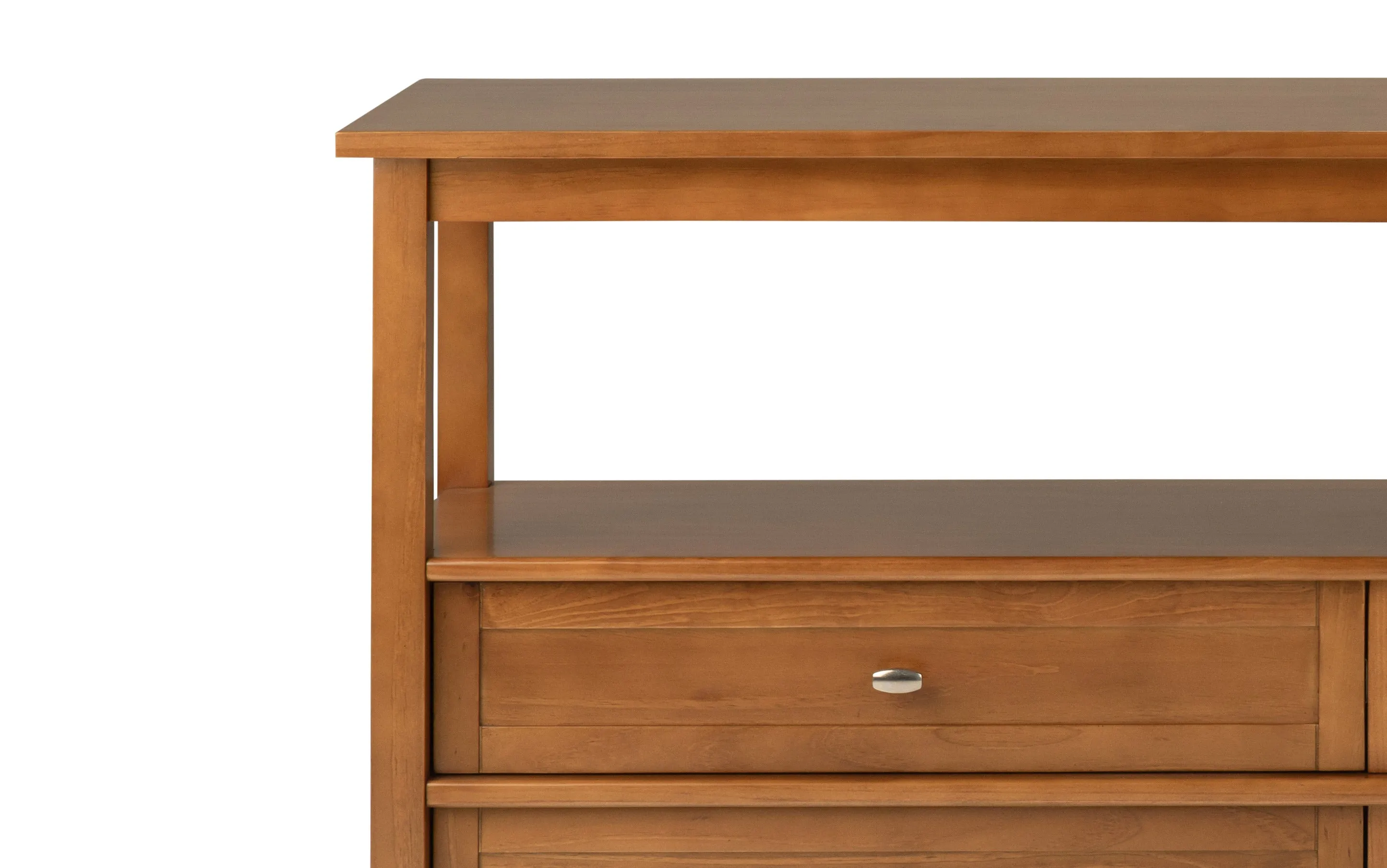 Warm Shaker Wide Console Table