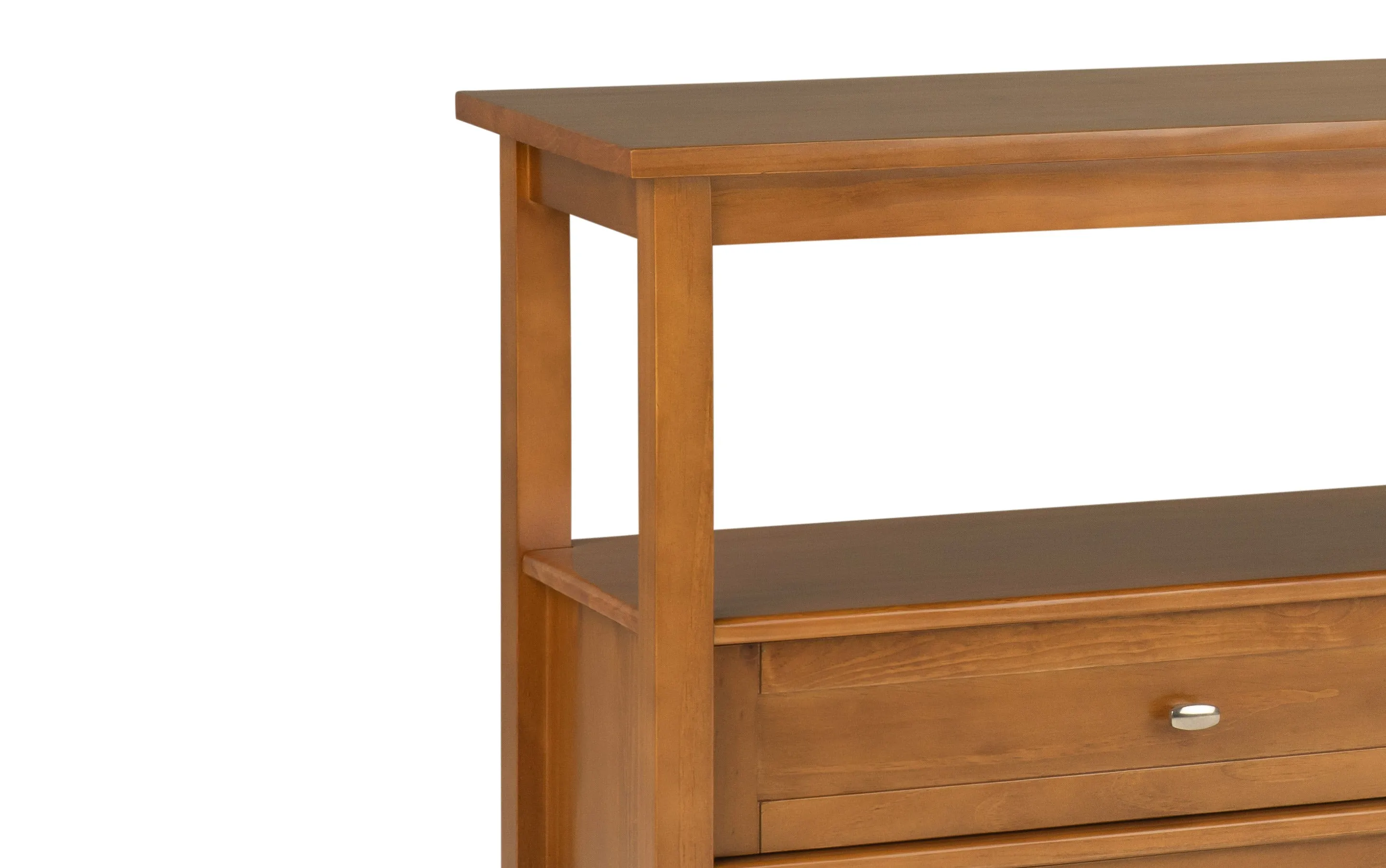 Warm Shaker Wide Console Table