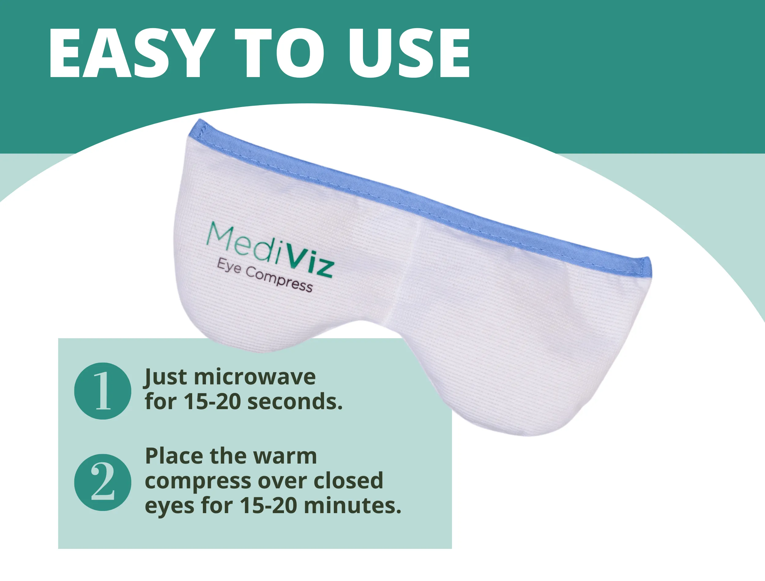 Wholesale Mediviz Warm Compress Mask - With Removable Cover