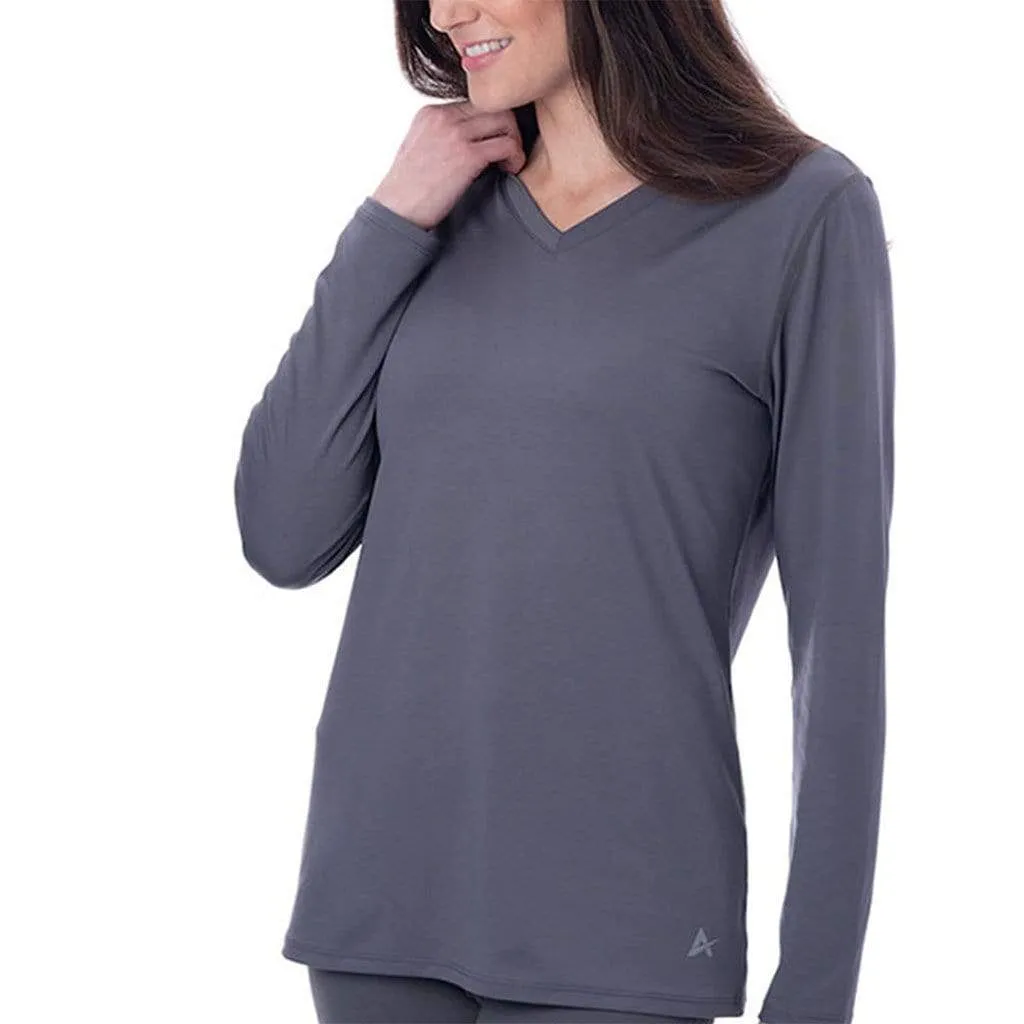 Women's Cooling V-Neck Long Sleeve T-Shirt