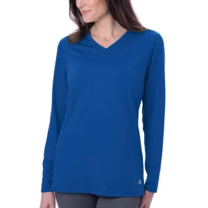 Women's Cooling V-Neck Long Sleeve T-Shirt