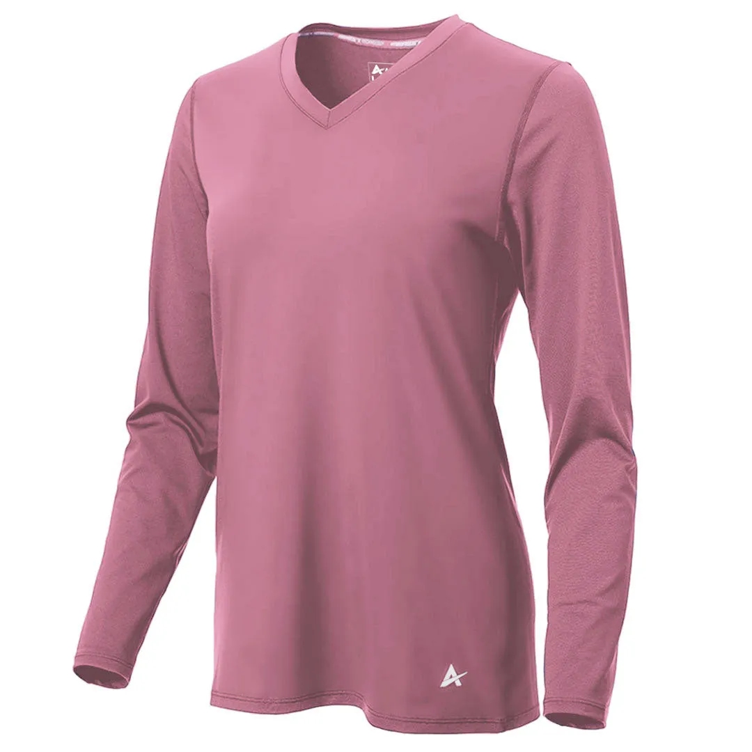 Women's Cooling V-Neck Long Sleeve T-Shirt