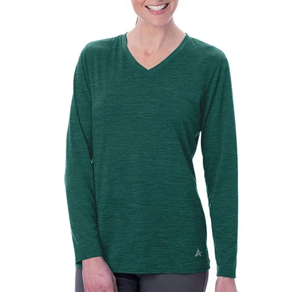 Women's Cooling V-Neck Long Sleeve T-Shirt