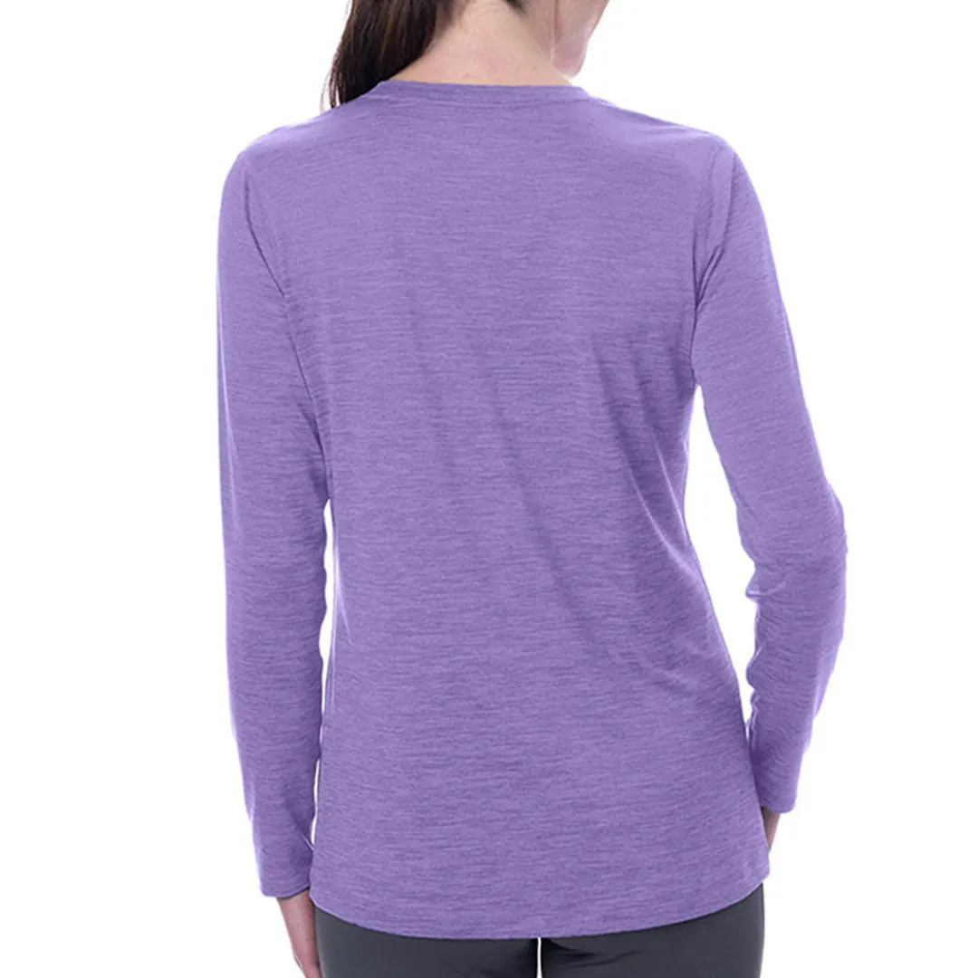 Women's Cooling V-Neck Long Sleeve T-Shirt
