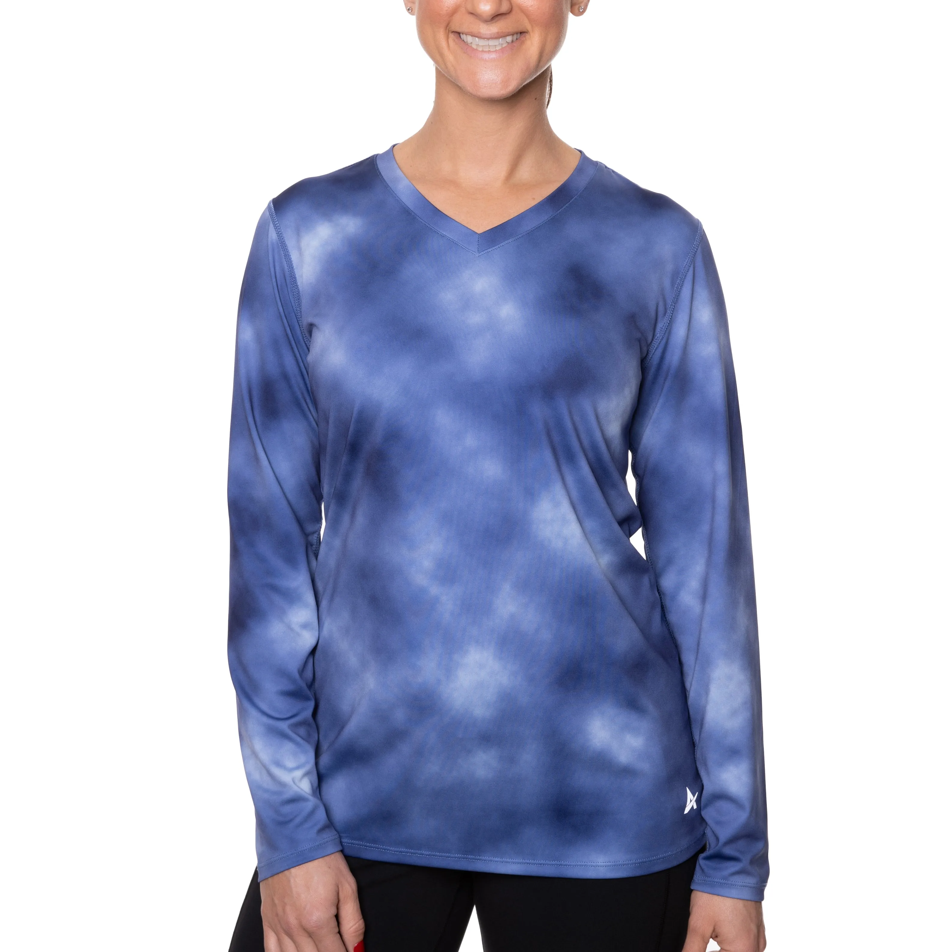 Women's Cooling V-Neck Long Sleeve T-Shirt