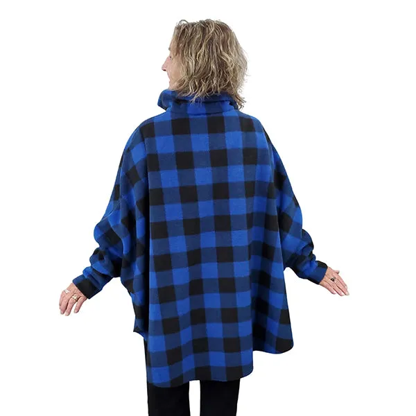 WOMEN'S FULL ZIP SWANCHO BUFFALO CHECK BLUE