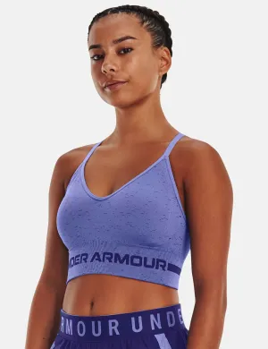 Women's Seamless Low Long Heather Sports Bra