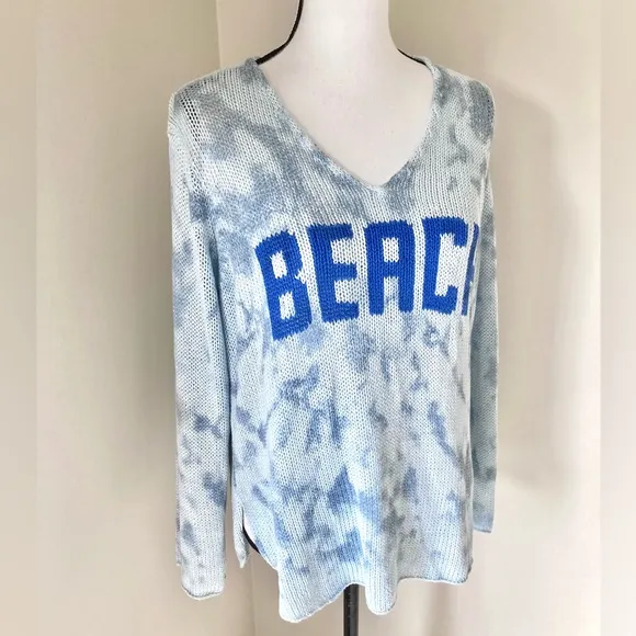Wooden Ships BEACH Tie Dye Sweater Size M/L