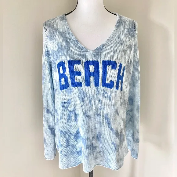 Wooden Ships BEACH Tie Dye Sweater Size M/L