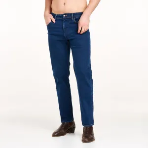 Wrangler Classic Slim Straight Mens Jeans Double Rinse