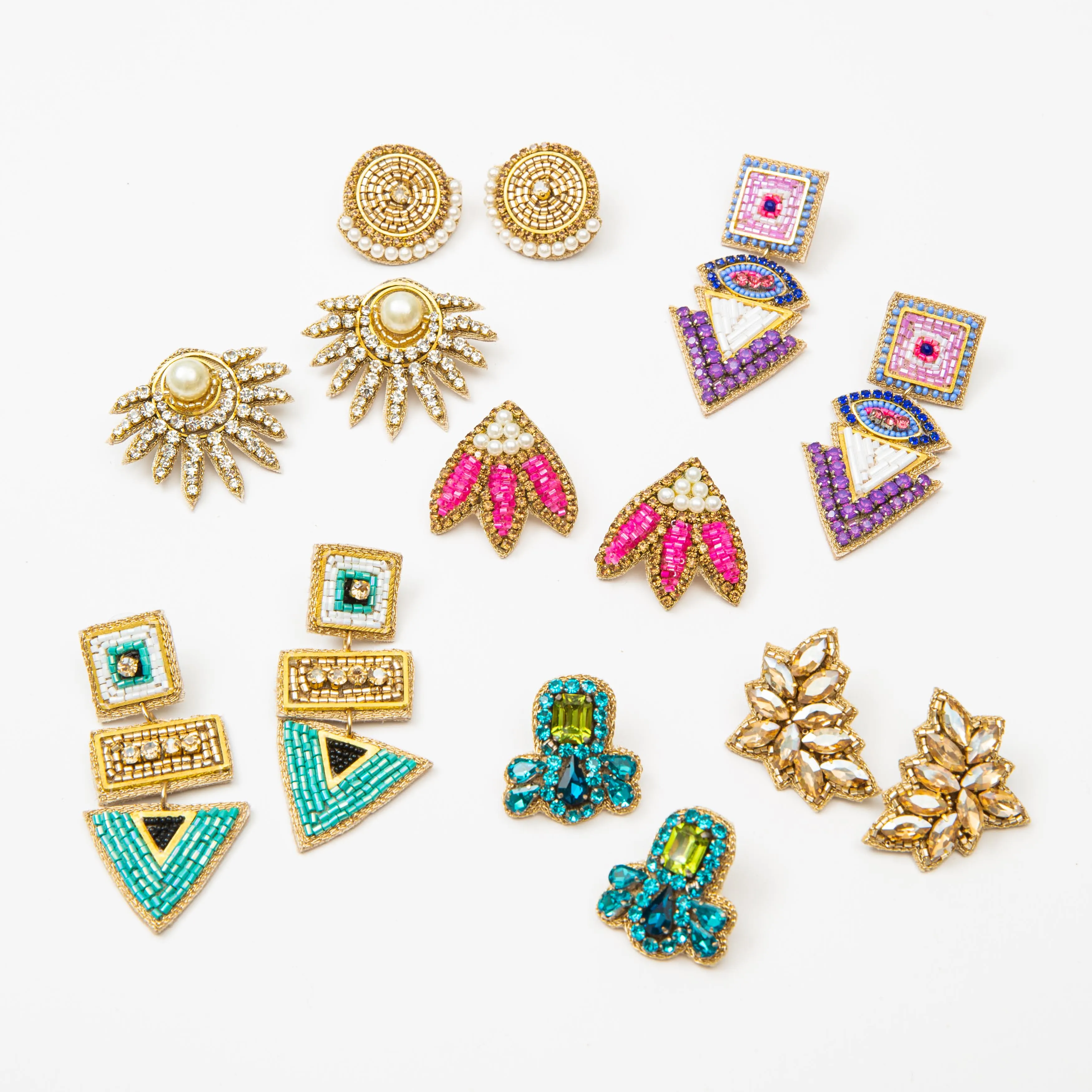 Wynwood Studs in Gold/Pearl