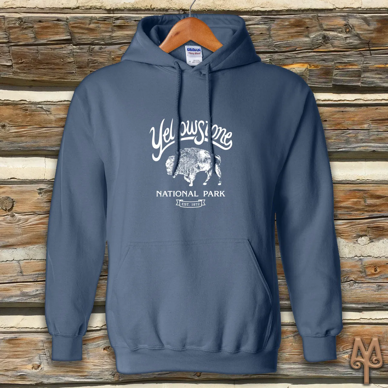Yellowstone Bison, Hoodie Sweatshirt